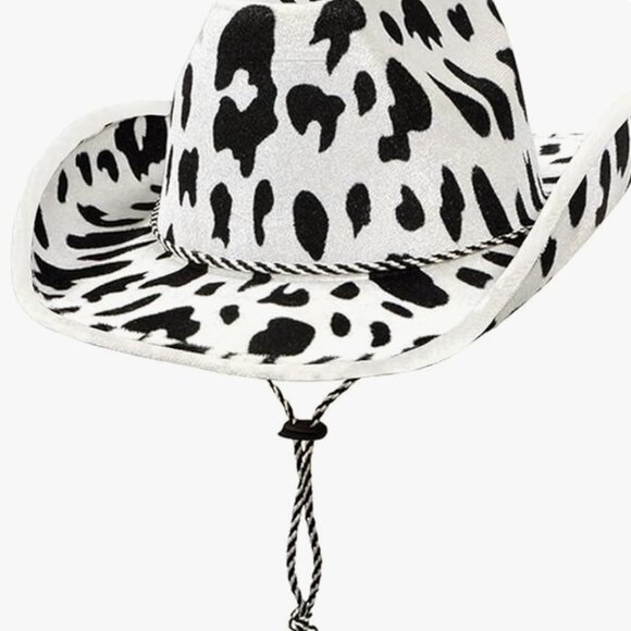 Cow Print Cowboy Hat - Picture 4 of 4